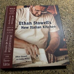 New Ethan’s Stowell’s New Italian Kitchen Cookbook - Brown Cover